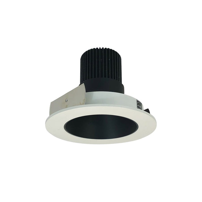 Nora 4" Iolite LED Rnd Rfl, 3000K 1000lm Blk Rfl/Wh Flg - NIO-4RNDC30XBW-10