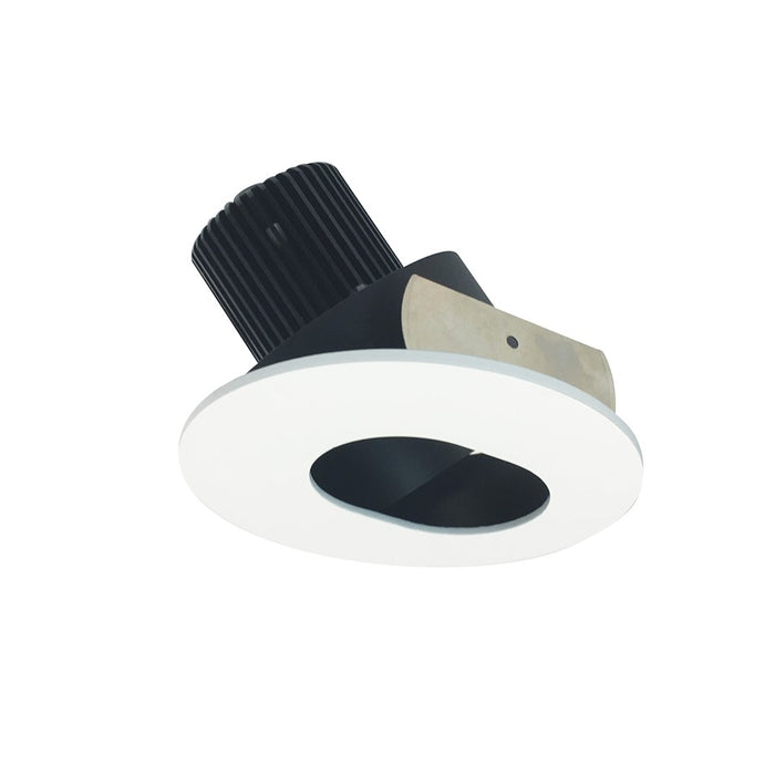 Nora 4" Iolite LED Rnd, 3500K, Blk Slot Aperture Rfl/MPW Flg - NIO-4RSL35QBMPW