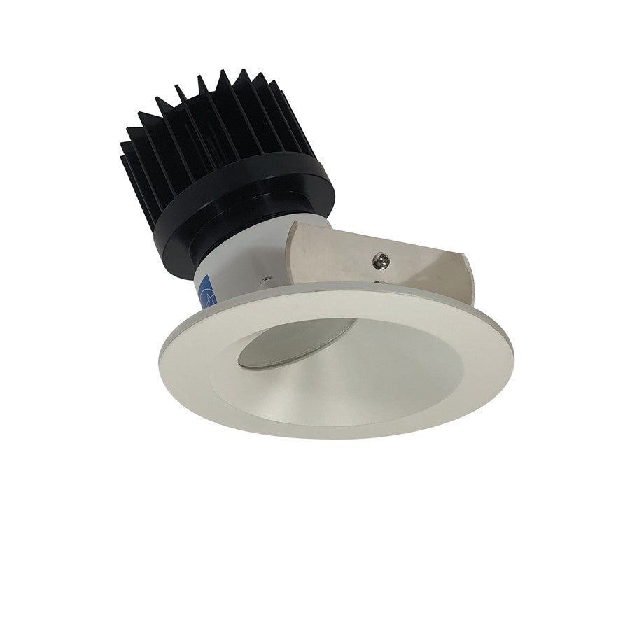 Nora 4" Iolite LED Round Wall Wash/3000K, White/Flange - NIO-4RW30XWW-HL