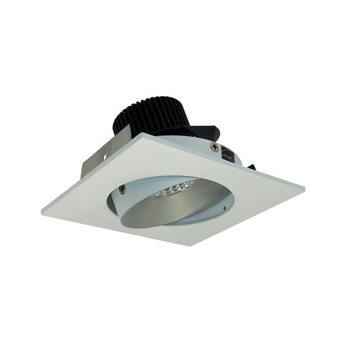 Nora 4" Iolite LED Sq Adj Cone, 3000K, Haze Rfl/MPW Flg - NIO-4SC30XHZMPW-10