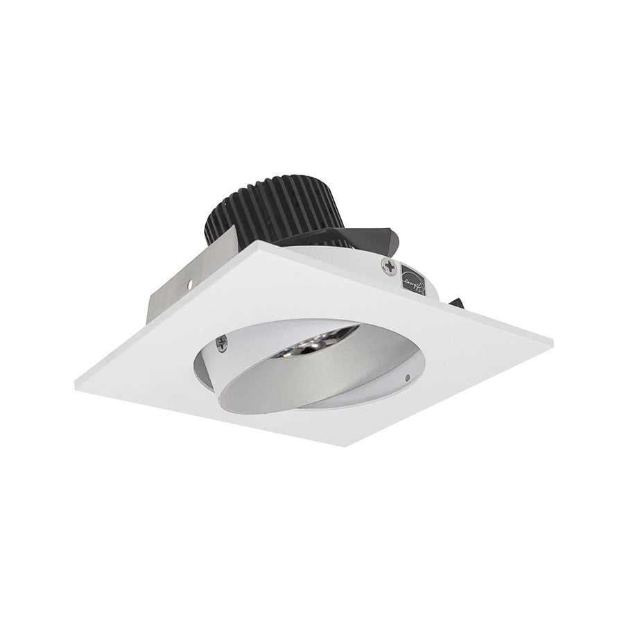 Nora 4" Iolite LED Sq Adj Cone Rfl, 3500K, Haze Rfl/MPW Flg - NIO-4SC35QHZMPW