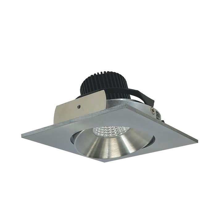 Nora 4" Iolite LED Sq Adj Cone, 3500K 1000lm Nat Mtl Rfl/Flg - NIO-4SC35XNN-10