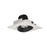 Nora 4" Iolite LED Sq Adj Cone Rfl, 10°, 4000K, Blk Rfl/Wh Flg - NIO-4SC40QBW