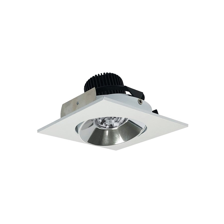 Nora 4" Iolite LED Sq Adj Cone Rfl, 4000K, Clr Rfl/MPW Flg - NIO-4SC40QCMPW