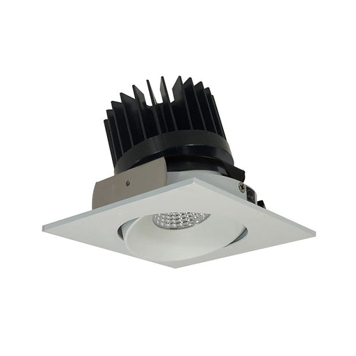 Nora 4" Iolite LED Sq Adj, 5000K HL 1500-2500lm Wh Rfl/Wh Flg - NIO-4SC50XWW-HL
