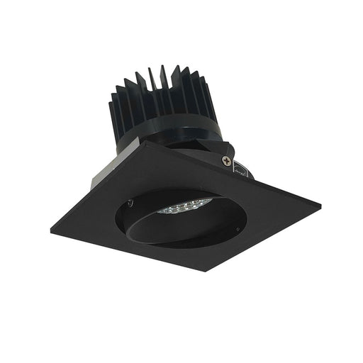 Nora 4" Iolite LED Sq Adj Cone, Comfort Dim 800lm Blk Rfl/Wh Flg - NIO-4SCCDXBW