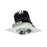 Nora 4" Iolite LED Sq Adj, Comfort Dim 800lm Haze Rfl/Wh Flg - NIO-4SCCDXHW