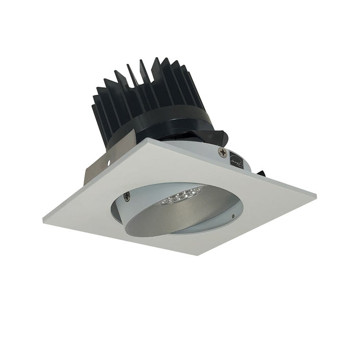Nora 4" Iolite LED Sq Adj Cone, Comfort Dim, Haze Rfl/MPW Flg - NIO-4SCCDXHZMPW