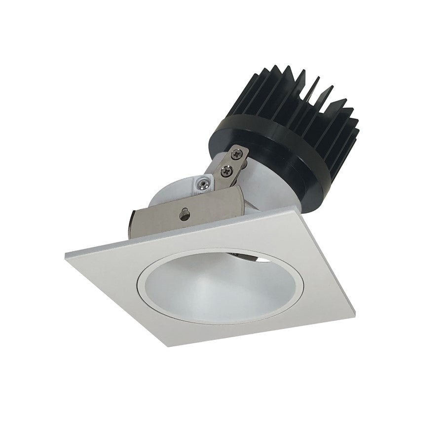 Nora 4" Iolite LED SQ Ref/RD Aper, 1500Lm/2000Lm/3000K, WH/FL - NIO-4SD30XWW-HL