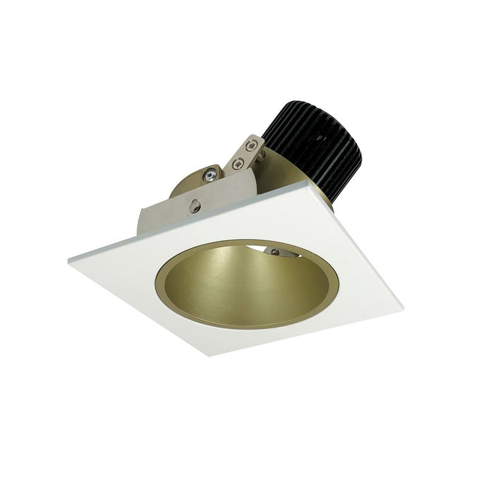 Nora 4" Iolite LED Sq Adj Rfl/Rnd Ap, 3500K, Chmp Haze/MPW - NIO-4SD35QCHMPW
