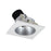 Nora 4" Iolite LED Sq Adj Rfl/Rnd, 3500K 800lm Haze Rfl/Wh Flg - NIO-4SD35QHW