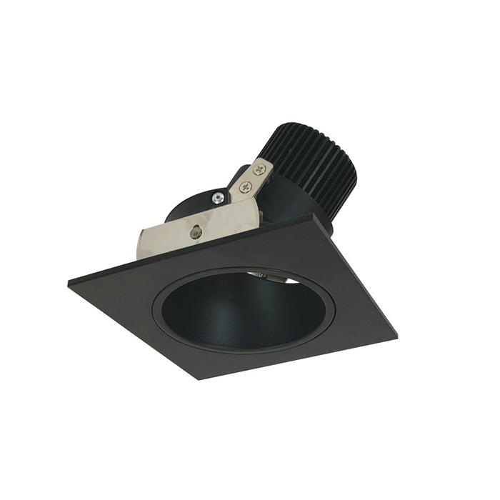 Nora 4" Iolite LED Sq Adj, 5000K 1000lm Blk Rfl/Blk Flg - NIO-4SD50XBB-10