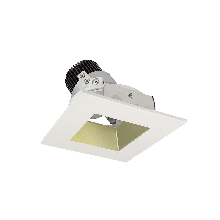 Nora 4" Iolite LED Sq Adj Rfl/Sq, 2700K, Chmp Haze/MPW - NIO-4SDSQ27XCHMPW-10