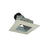 Nora 4" Iolite LED Sq Adj Rfl/Sq, 3000K 800lm Haze Rfl/Wh Flg - NIO-4SDSQ30QHW