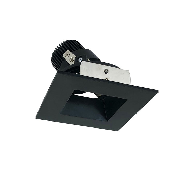 Nora 4" Iolite LED Sq Adj Rfl/Sq, 3000K, Blk Rfl/Blk Flg - NIO-4SDSQ30XBB-10
