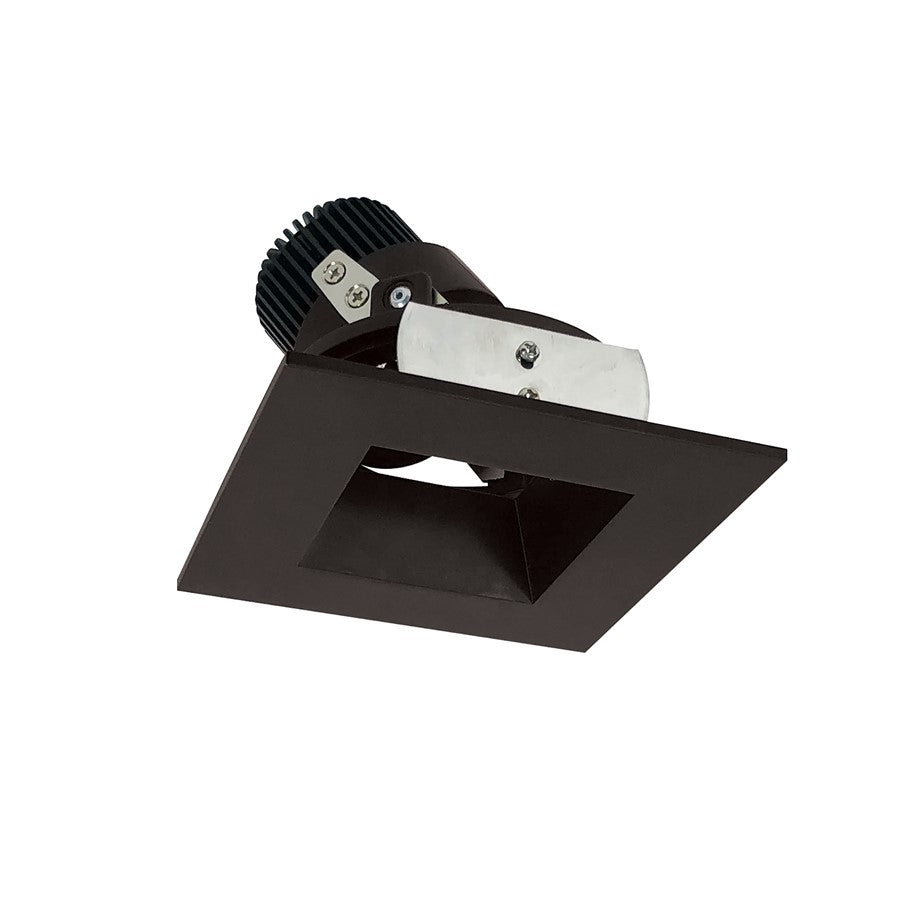 Nora 4" Iolite LED Sq Adj Rfl/Sq, 3000K, Brz Rfl/Brz Flg - NIO-4SDSQ30XBZ-10