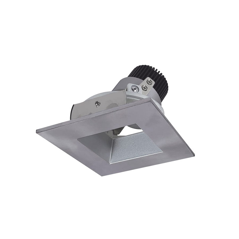 Nora 4" Iolite LED Sq Adj, 5000K, Haze Rfl/Natural Metal Flg - NIO-4SDSQ50XHN