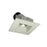 Nora 4" Iolite LED Sq Adj Rfl/Sq, Comfort Dim, Wh Rfl/Wh Flg - NIO-4SDSQCDXWW