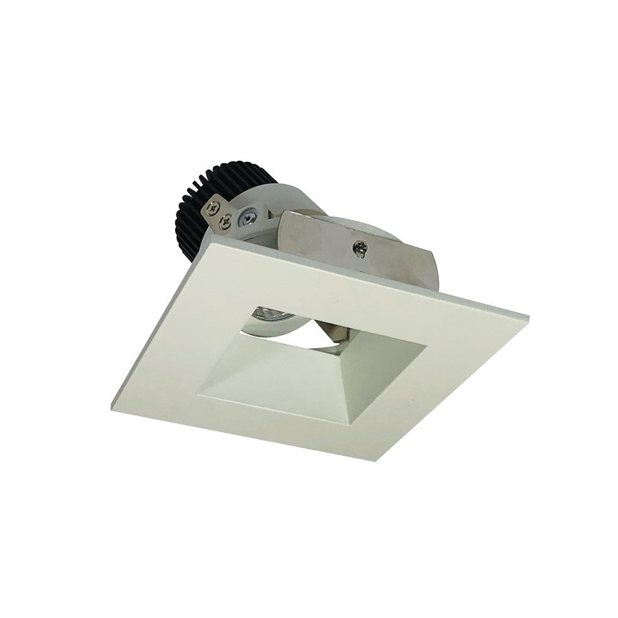 Nora 4" Iolite LED Sq Adj Rfl/Sq, Comfort Dim, Wh Rfl/Wh Flg - NIO-4SDSQCDXWW