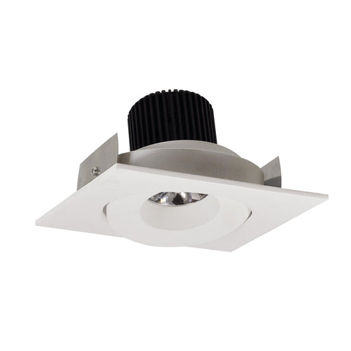 Nora 4" Iolite LED Sq Adj Gimbal, 10° Opt, 2700K, Wht - NIO-4SG27QWW