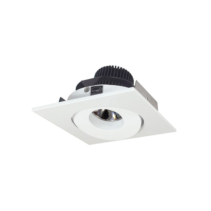 Nora 4" Iolite LED Sq Adj Gimbal, 10° Opt, Wht, 3000K, MPW - NIO-4SG30QMPW