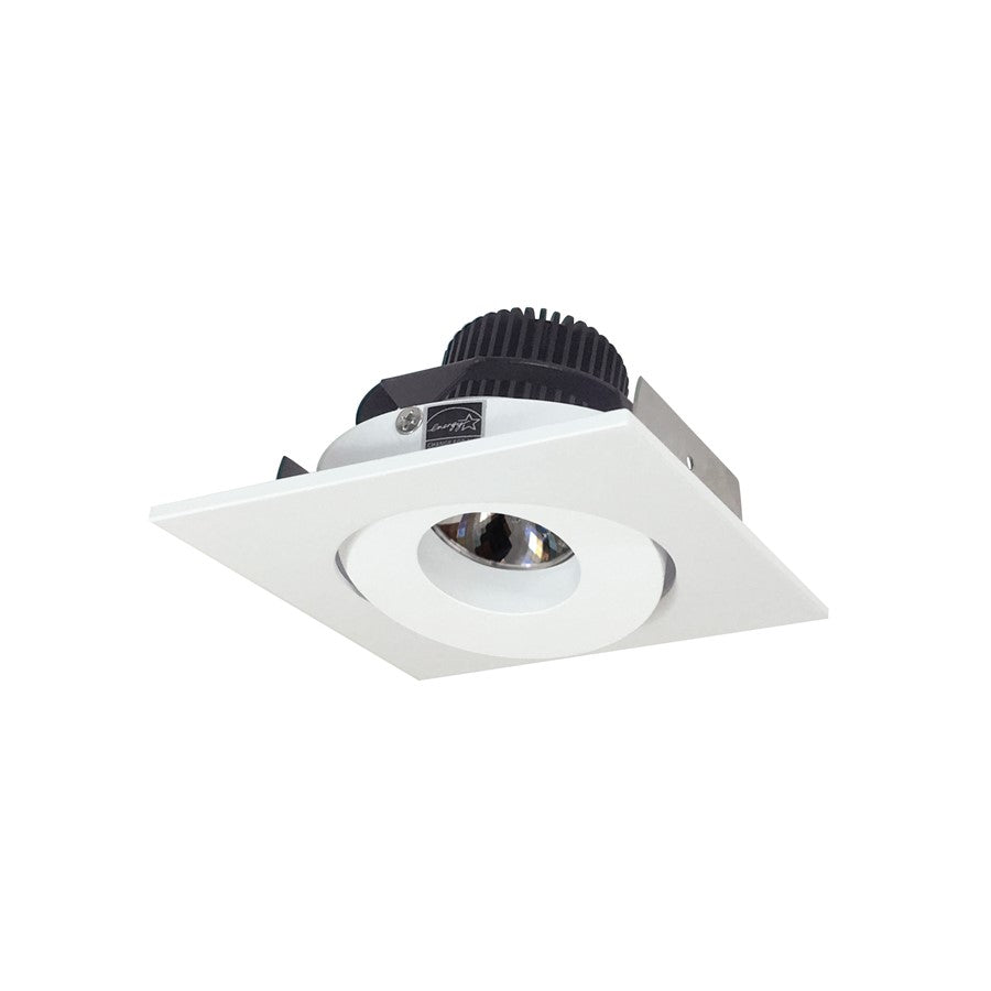 Nora 4" Iolite LED Sq Adj Gimbal, 10° Opt, Wht, 3000K, MPW - NIO-4SG30QMPW