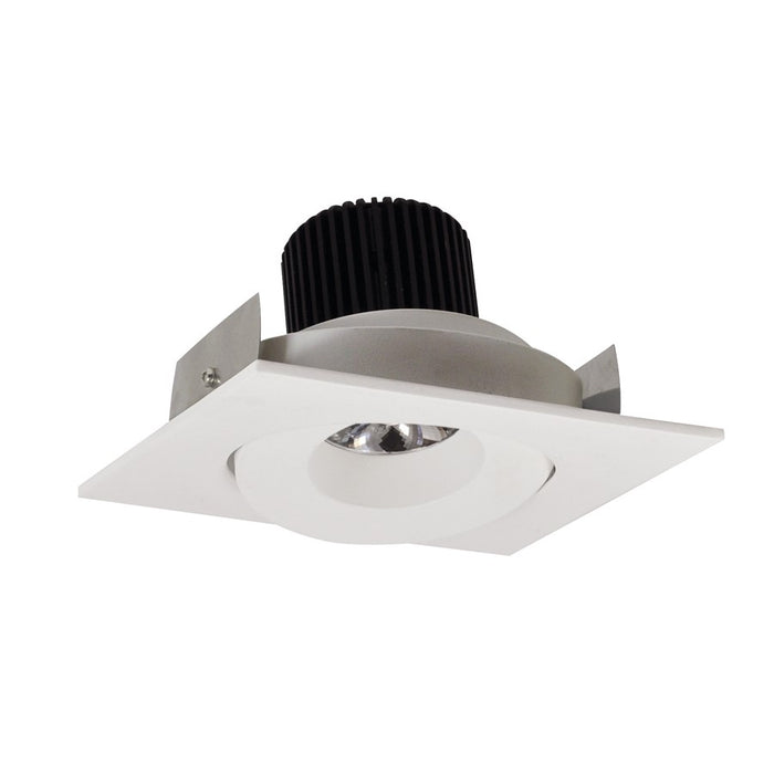 Nora 4" Iolite LED Sq Adj Gimbal, 10° Opt, 3000K, Wht - NIO-4SG30QWW