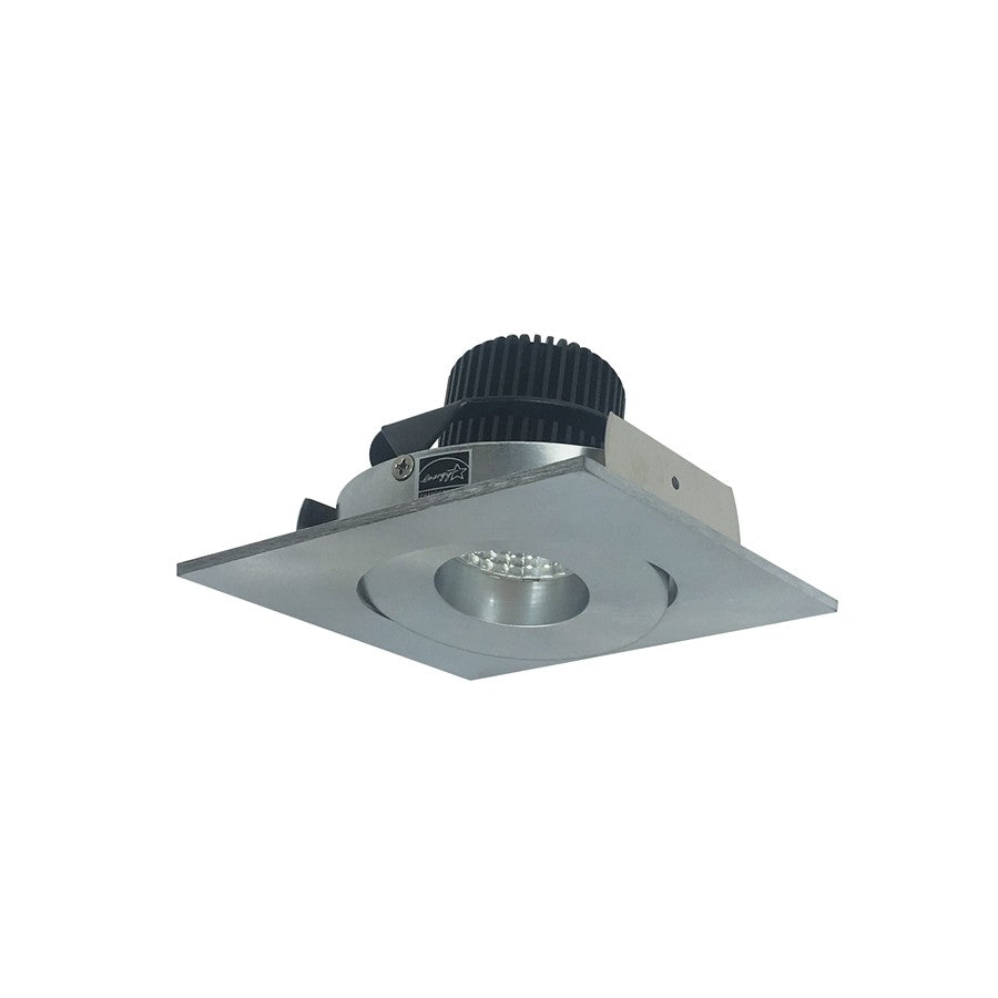 Nora 4" Iolite LED Sq Adj Gimbal, 3000K, Natural Metal - NIO-4SG30XNN-10