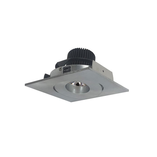 Nora 4" Iolite LED Sq Adj Gimbal, 10° Opt, 3500K, Natural Metal - NIO-4SG35QNN