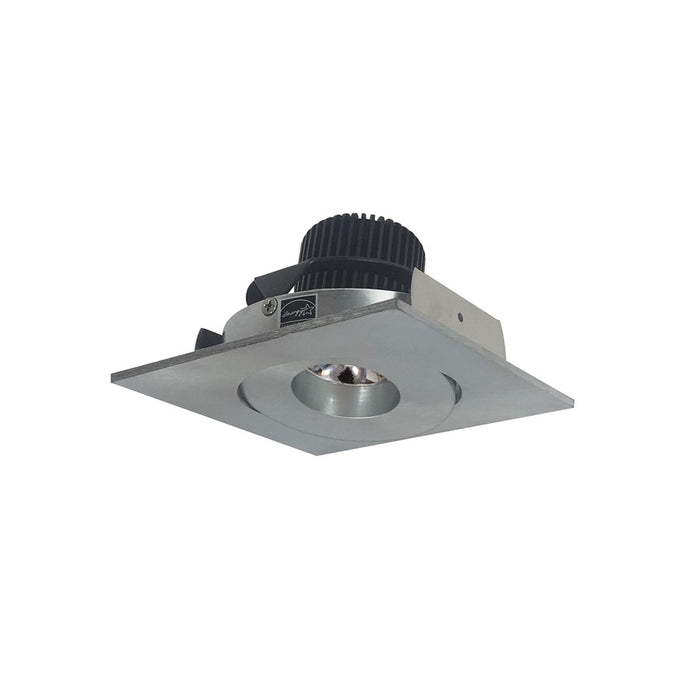 Nora 4" Iolite LED Sq Adj Gimbal, 10° Opt, 3500K, Natural Metal - NIO-4SG35QNN