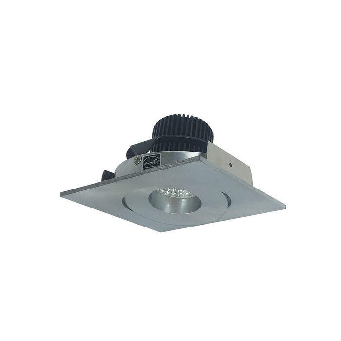 Nora 4" Iolite LED Sq Adj Gimbal, 3500K, Natural Metal - NIO-4SG35XNN-10