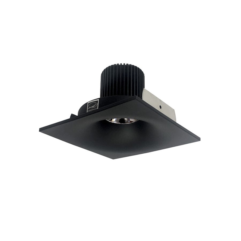 Nora 4" Iolite LED Sq Bullnose, 10° Opt, 2700K, Blk - NIO-4SNB27QBB