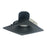 Nora 4" Iolite LED Sq Bullnose, Comfort Dim 1500-2500lm Blk - NIO-4SNBCDXBB-HL