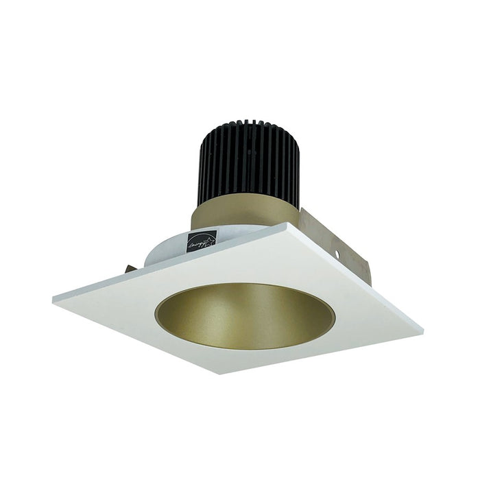 Nora 4" Iolite LED Sq Rfl/Rnd Ap, 10°, 3500K, Chmp Haze/MPW - NIO-4SNDC35QCHMPW