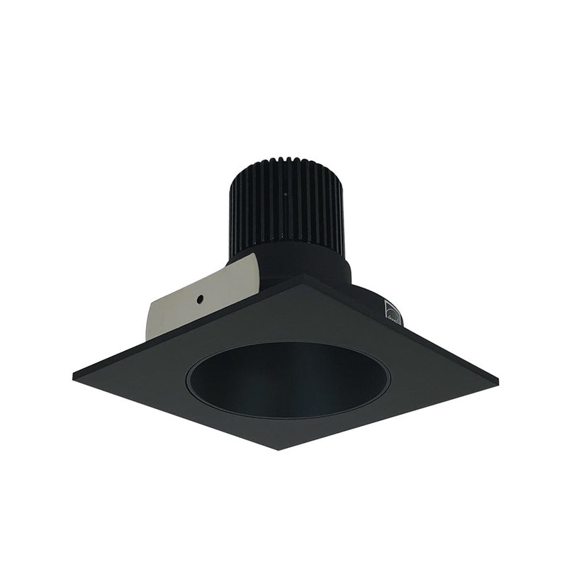 Nora 4" Iolite LED Sq Rfl/Rnd Ap, Blk, 5000K, Blk Rfl/Blk Flg - NIO-4SNDC50XBB