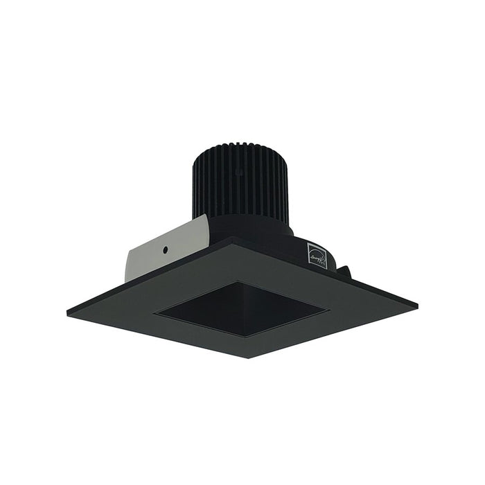 Nora 4" Iolite LED SQ Reflect/Aperture, 14W/3000K, BK/FL - NIO-4SNDSQ30XBB-10