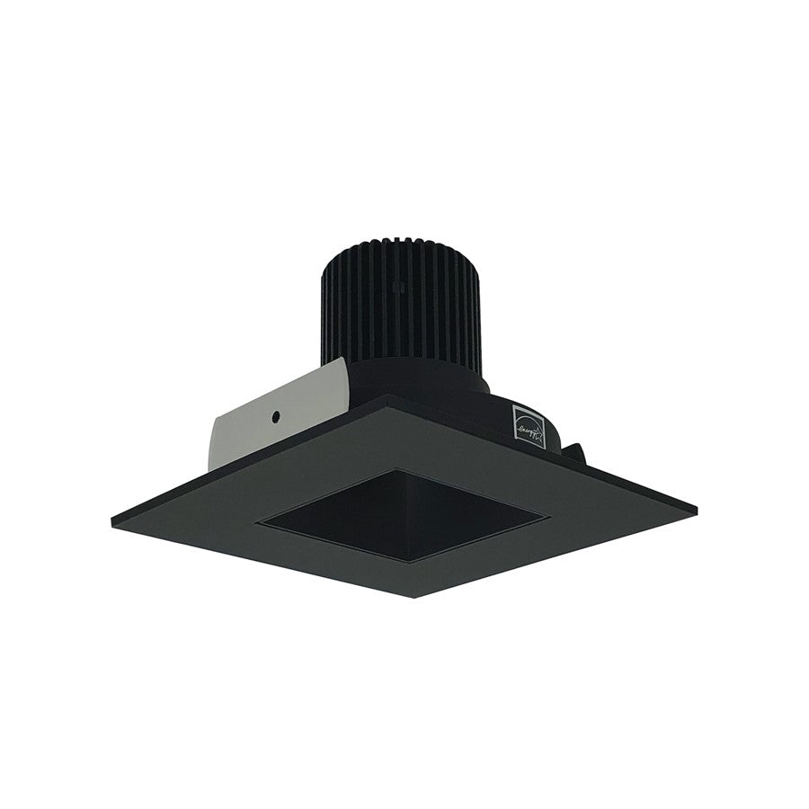 Nora 4" Iolite LED SQ Reflect/Aperture, 14W/3000K, BK/FL - NIO-4SNDSQ30XBB-10