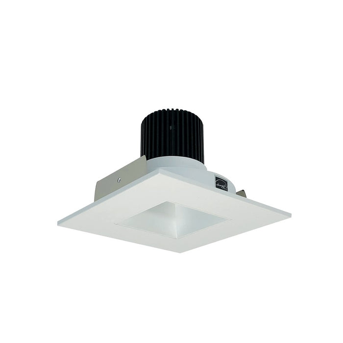 Nora 4" Iolite LED SQ/SQ Aperture, 14W/3000K, WH/Flange - NIO-4SNDSQ30XMPW-10
