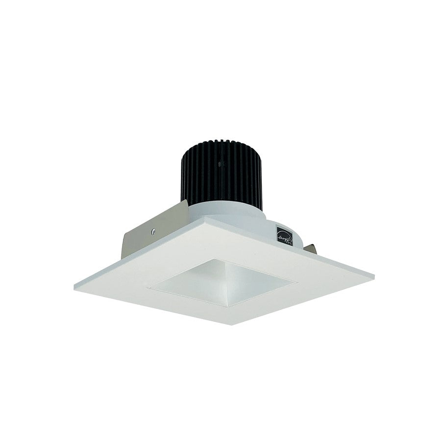 Nora 4" Iolite LED SQ/SQ Aperture, 14W/3000K, WH/Flange - NIO-4SNDSQ30XMPW-10