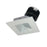 Nora 4" Iolite LED Sq Wall, 3500K 1500-2000lm Wh Rfl/Wh Flg - NIO-4SW35XWW-HL
