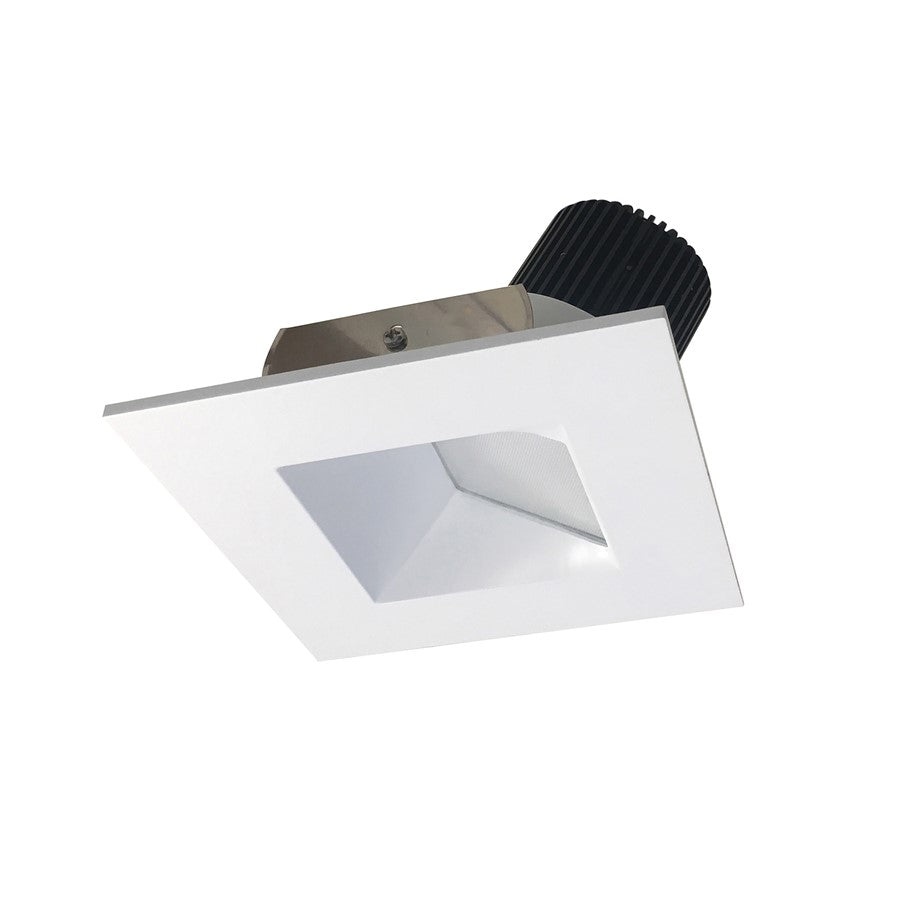 Nora 4" Iolite LED Sq Wall Wash, Wht Rfl/Flg, 5000K 800lm MPW - NIO-4SW50XMPW
