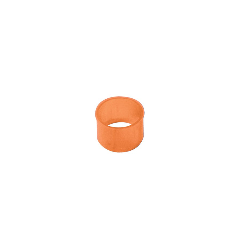 Nora 3/4" Amber Translucent Snoot For Pearl, 2"/4" Iolite Trim - NIO-AS19AM
