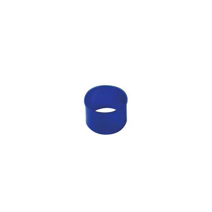 Nora 3/4" Blue Translucent Snoot For Pearl, 2"/4" Iolite Trim - NIO-AS19BLU