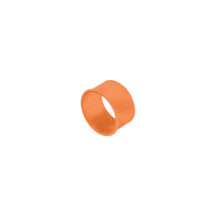 Nora 1" Amber Translucent Snoot For Pearl, 2"/4" Iolite Trim - NIO-AS26AM