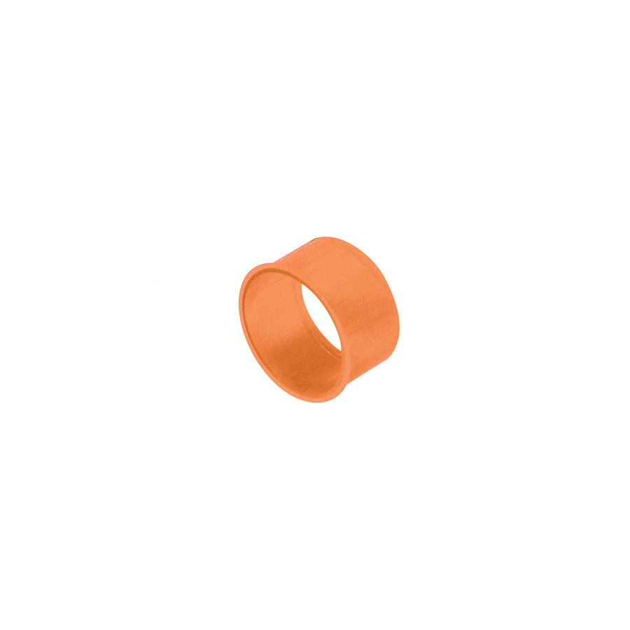 Nora 1" Amber Translucent Snoot For Pearl, 2"/4" Iolite Trim - NIO-AS26AM