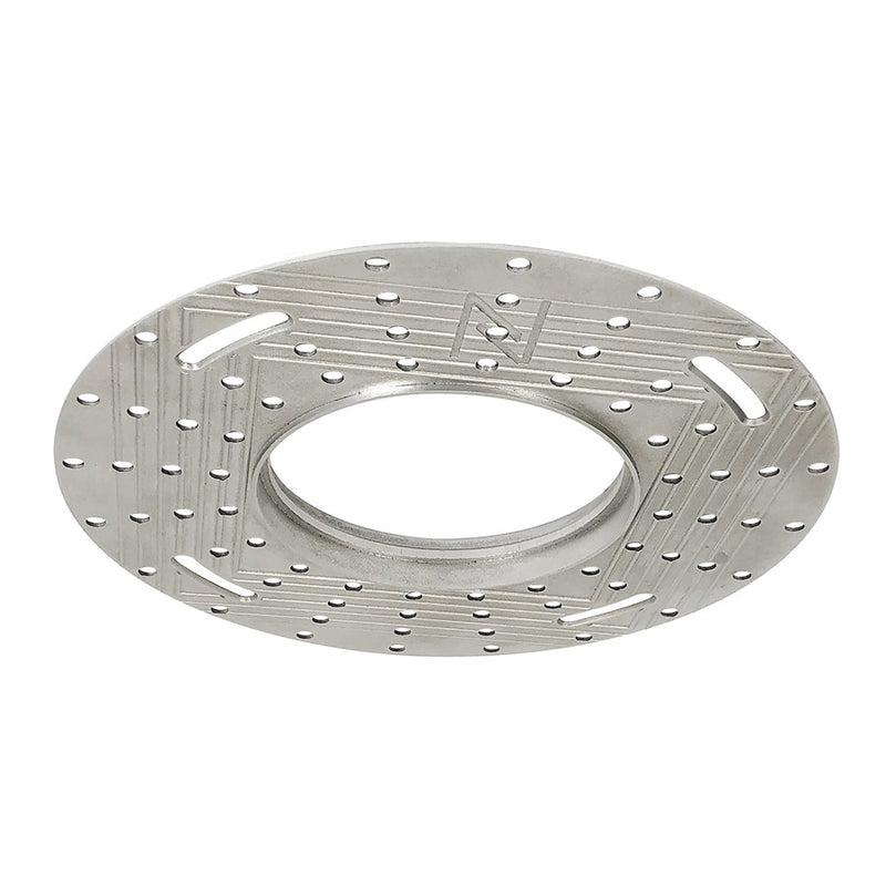 Nora 4" Round Trimless Mud Ring For 4" Iolite Plus, White - NIO-TLMR-4PR