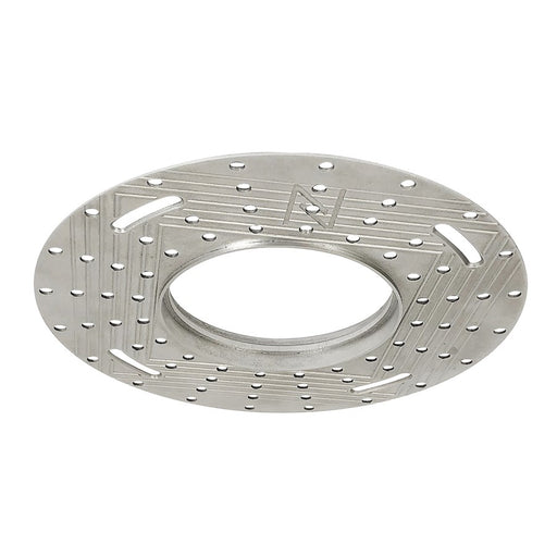 Nora 4" Round Trimless Mud Ring For 4" Iolite Plus, White - NIO-TLMR-4PR