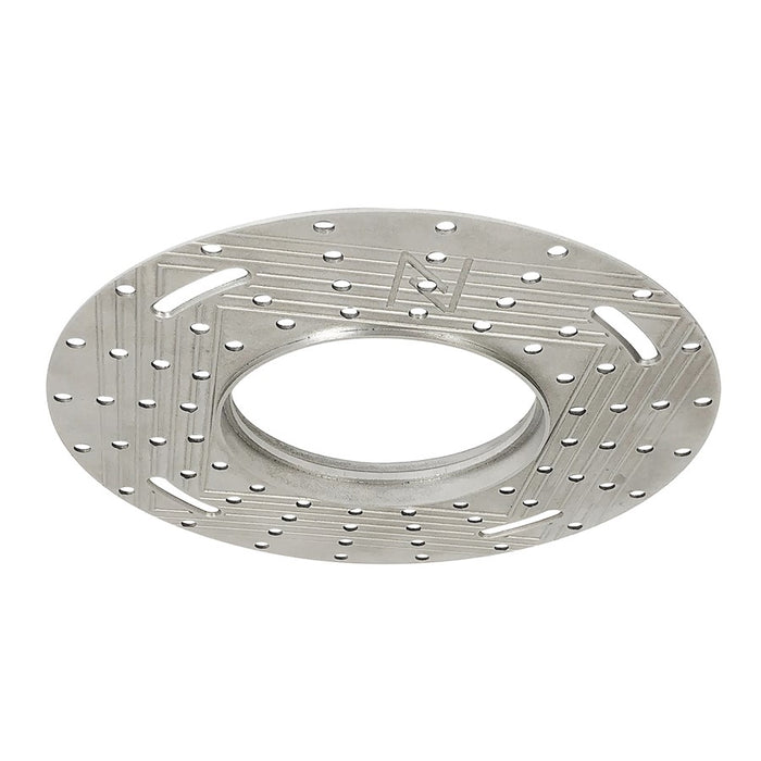 Nora 4" Round Trimless Mud Ring For 4" Iolite Plus, White - NIO-TLMR-4PR