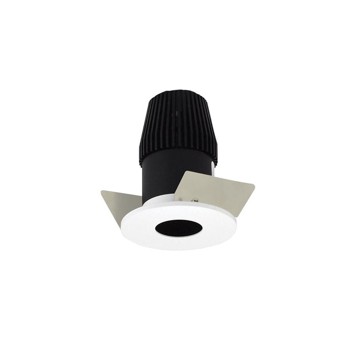 Nora 1" Iolite LED BWF Rnd, 4000K, Blk Pinhole Rfl/MPW Flg - NIOB-1RPH40XBMPW