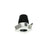 Nora 1" Iolite LED BWF Sq Rfl/Rnd, 5000K, Blk Rfl/Wh Flg - NIOB-1SNG50XBW